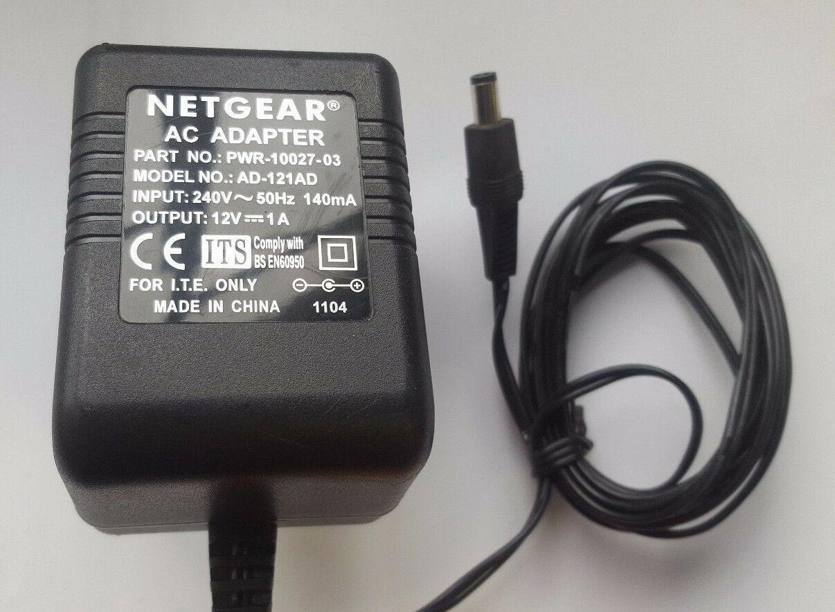 *Brand NEW* NETGEAR DV-1280-3UK 12V 1A AC ADAPTER Power Supply - Click Image to Close